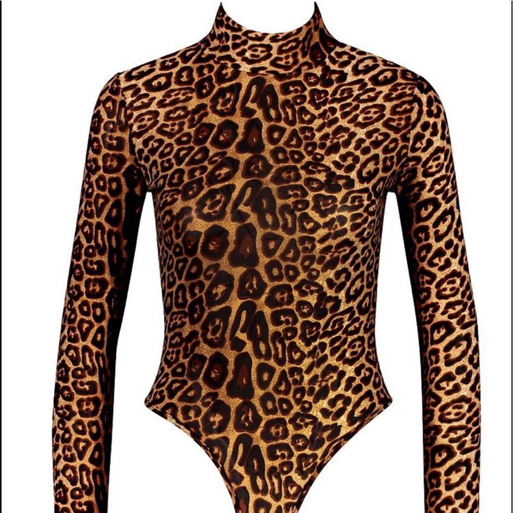 Leopard Print Bodysuit